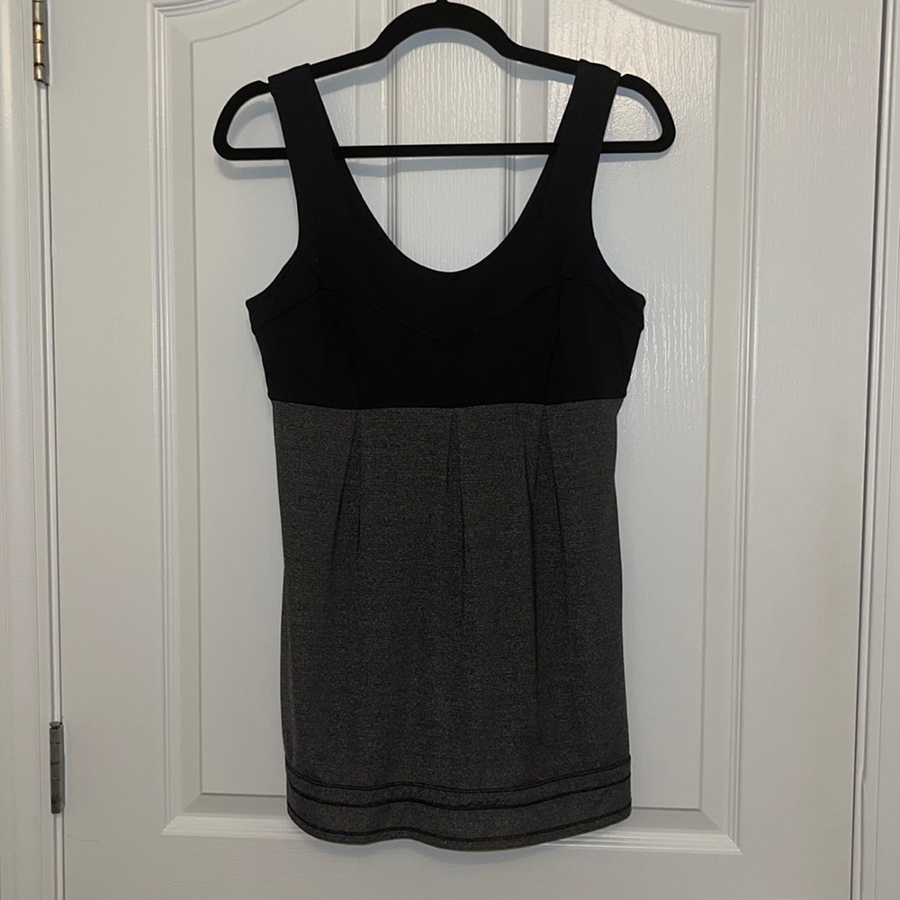 Lululemon Black & Gray Tank Top